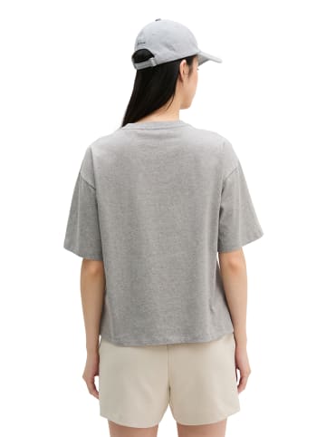 Marc O'Polo MOP Club '67   T-Shirt , Oversized, Back Print in Light Grey
