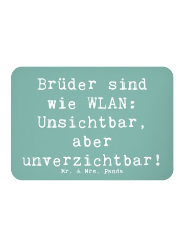 Mr. & Mrs. Panda Magnet Spruch Brüder sind wie WLAN: Unsichtbar,... in Meeresbrise