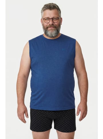 Men Plus Unterhemd in nachtblau