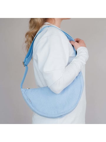 Claide Taschen Cord Crossbody Bag hellblau  in  Hellblau