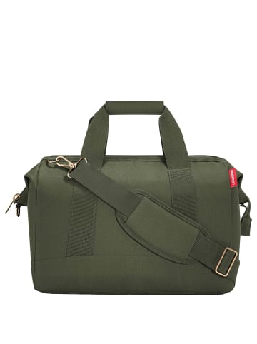 Reisenthel travelling allrounder M - Reisetasche 40 cm (leo vanilla) in forest gold