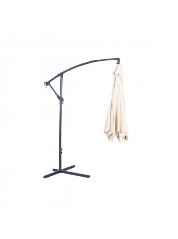 greemotion Ampelschirm Ø 300 cm - mit Neigefunktion & UV-Schutz 50+ in Beige/Anthrazit