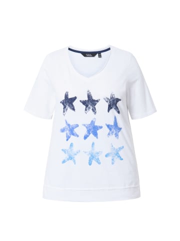 Ulla Popken Shirt in schneeweiß