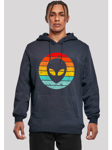 F4NT4STIC Hoodie Alien Retro Sonnenuntergang in marineblau
