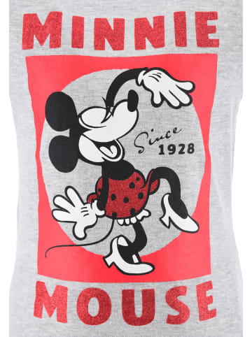 Disney Minnie Mouse 2tlg. Outfit: Schlafanzug Sommer Shirt und Hose in Grau