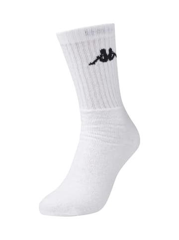 Kappa Strumpf KUFisper in white-black