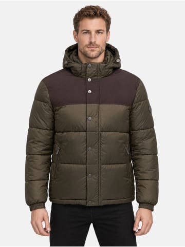 Winterjacke "A808" - abnehmbare Kapuze - in Braun