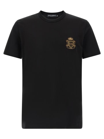 Dolce & Gabbana Schwarz Baumwolle T-Shirt