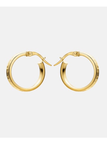 Vanlere Creolen aus 750 Gelbgold