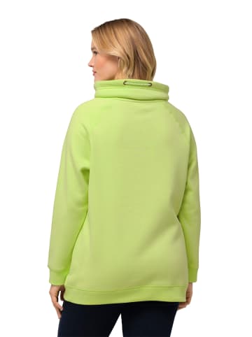 Ulla Popken Sweatshirt in limettengrün