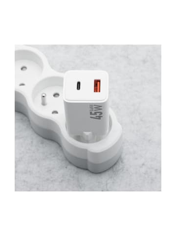 Wisam® FORCELL Mini GaN Ladegerät VT-36 45W USB-C/A PD QC