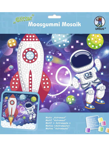 Buntpapierfabrik Ludwig Bähr Moosgummi Mosaik Glitter Astronaut