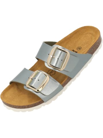 palado Pantoletten in olive metallic