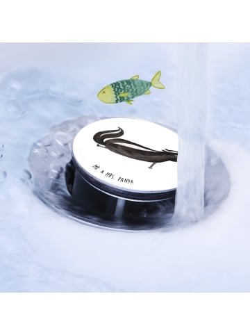 Mr. & Mrs. Panda Abfluss Stopfen Stinktier Yoga ohne Spruch in Weiß