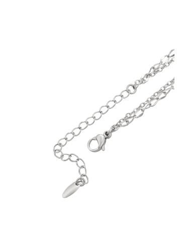 NAEMI Women Anklet in Silver White