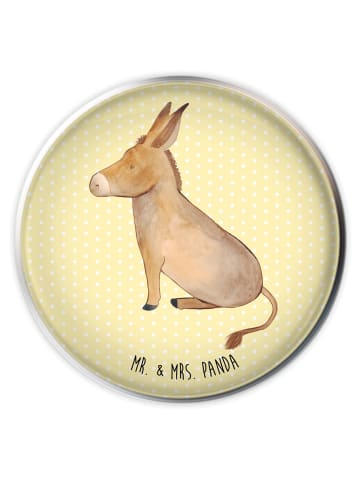 Mr. & Mrs. Panda Stöpsel Waschbecken Esel ohne Spruch in Gelb Pastell