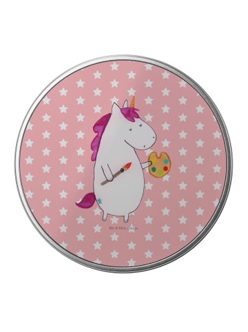 Mr. & Mrs. Panda Dose Einhorn Künstler ohne Spruch in Rot Pastell