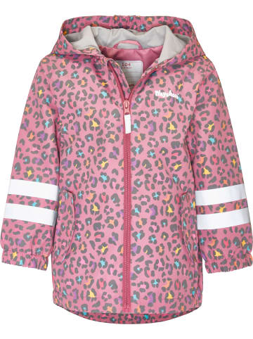 Playshoes Outdoor-Jacke Leo-Print in rosa