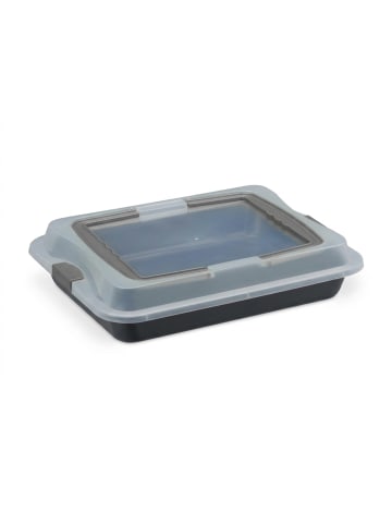 Backblech in Grau - (B)40,5 x (H)8 x (T)32,5 cm