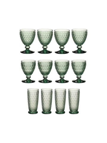 Villeroy & Boch 12er Set Wein- & Longdrinkgläser Boston Coloured in smoke