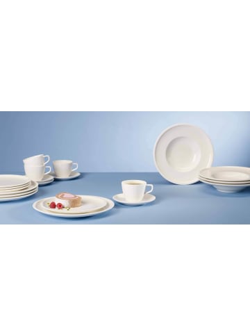 Villeroy & Boch 6er Set Kaffeetassen mit Untertassen Artesano Original 250 ml in weiß