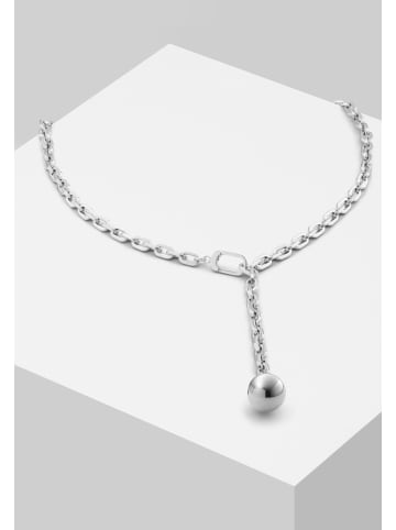 LIEBESKIND BERLIN Halskette The Long Steel Ball in silber