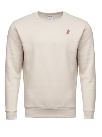 Mikon Sweatshirt Eis in Beige