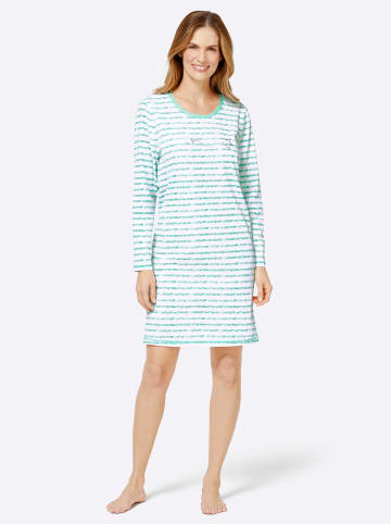 WITT WEIDEN Sleepshirts in mint + mint-gestreift