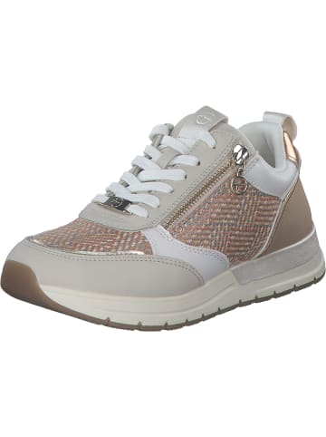 Tamaris Schnürschuhe in IVORY STRUCT
