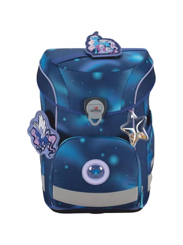DerDieDas Ergoflex Easy Schulranzen Set  5-tlg. Luna in blau
