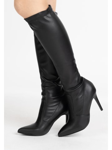 faina Lederstiefel in Schwarz