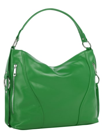 Samantha Look Handtasche echt Leder in grün
