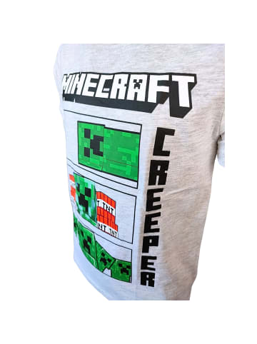 Minecraft T-Shirt Minecraft Creeper in Grau