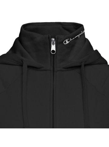 Champion Sweatjacke Hooded Full Zip in schwarz