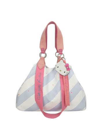 Fritzi aus Preußen Izzy Medium Hello Kitty fritzi  Canvas Shopper Tasche 42 cm in stripe ice blue