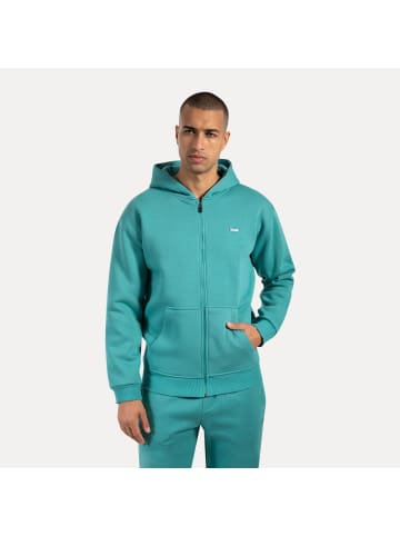 SMILODOX Zip Hoodie Ilyas in Petrol