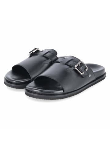Pantoletten in schwarz