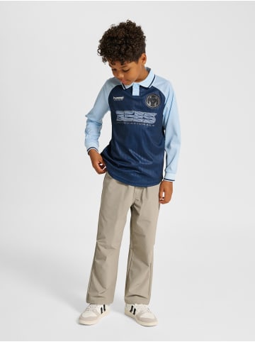 Hummel Polo Raglanärmel Hmljr Loose Jungen in DRESS BLUES