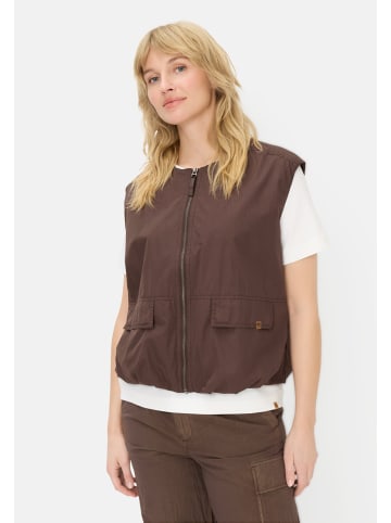 Camel Active Weste mit Reißverschluss in Braun