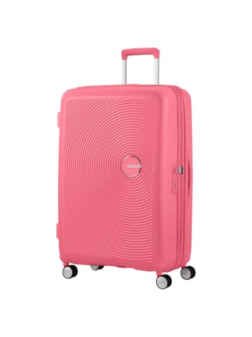 American Tourister Soundbox - 4-Rollen-Trolley 77 cm erw. (gelb) in sun kissed coral