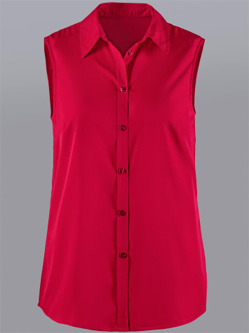 Sieh an! Bluse ohne Arm in rot