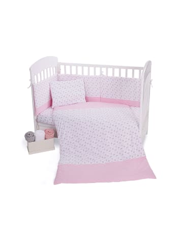 Kikkaboo Babybettwäsche 5-tlg. 135x95 in rosa