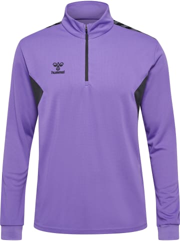 Hummel Halbreißverschluss Sweatshirt Hmlauthentic Multisport Herren in DAHLIA PURPLE/ASPHALT