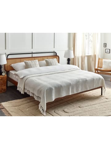 Beliani Kuscheldecke CHAOHANI in Weiß - (W) 220 x (L) 240 cm