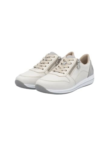 rieker Low Sneaker aus Leder Galaxia Weiß
