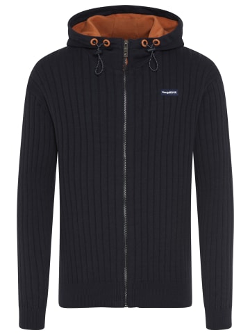 Kangaroos Kapuzenstrickjacke in marine