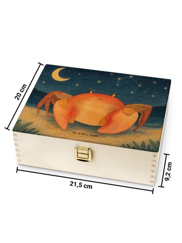 Mr. & Mrs. Panda Tee-Aufbewahrungsbox Sternzeichen Krebs Design ... in Weiß