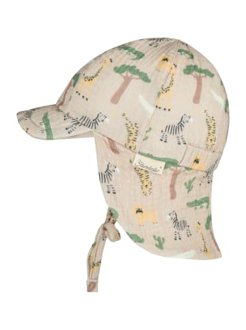 Sterntaler Schirmmütze mit Nackenschutz Safari in beige