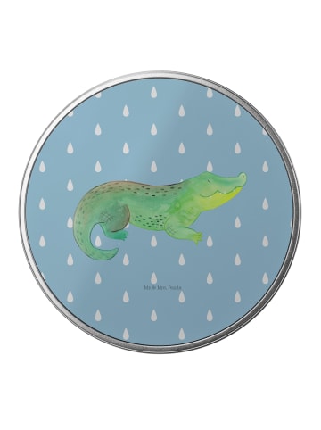 Mr. & Mrs. Panda Aufbewahrungsbox Krokodil ohne Spruch in Blau Pastell