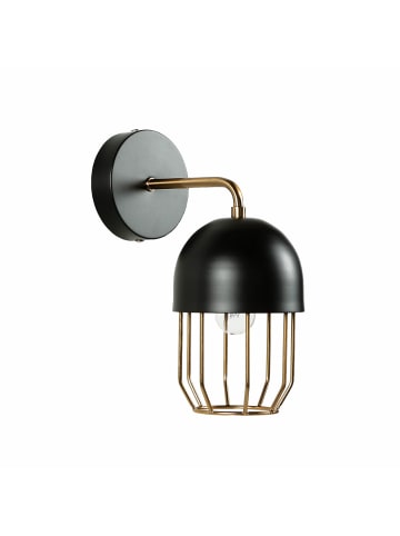 Licht-Erlebnisse Wandlampe in Schwarz Gold